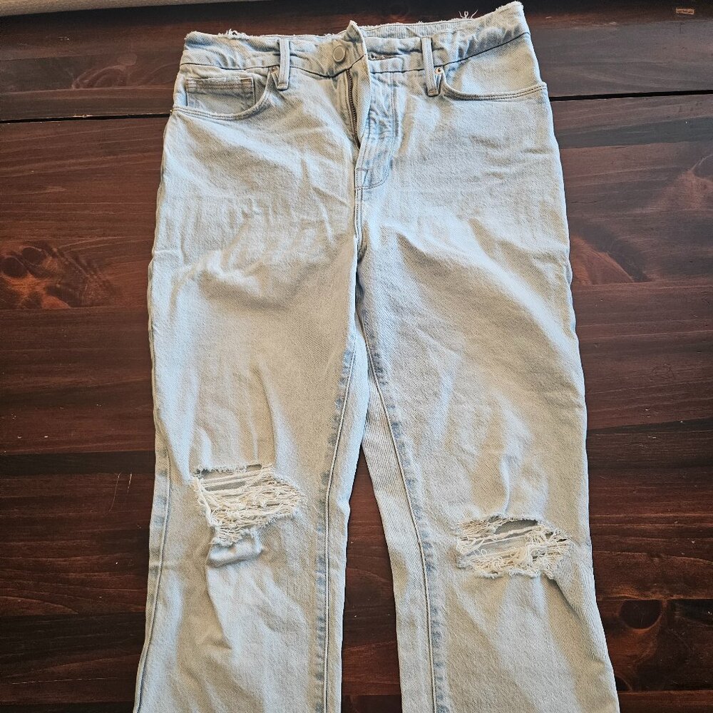 Good American 6/28 Light Wash Jeans